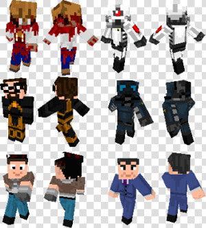 Minecraft Half life 2 Product Toy Robot   Minecraft Skins  HD Png Download