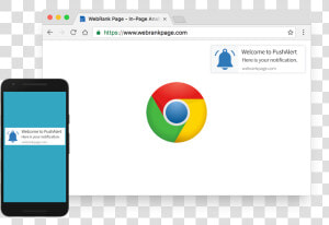 Push Notifications On Chrome Browser  HD Png Download