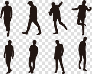  freetoedit  sticker  shadow  man  people  black  guy   People Silhouette Vector Png  Transparent Png