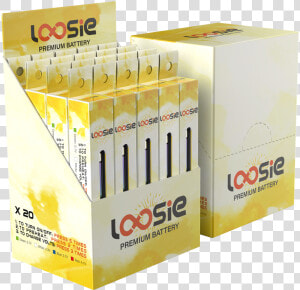 Loosie Max Battery 350mah   Carton  HD Png Download