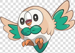 Imagenes Del Pokemon Rowlet  HD Png Download