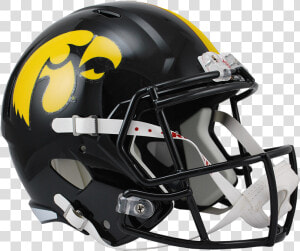 Iowa Hawkeyes Replica Full Size Speed Helmet Data   Iowa Hawkeyes Football Helmet  HD Png Download