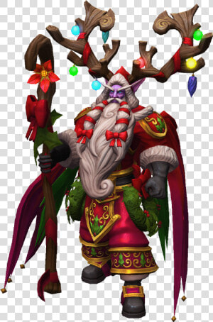 Malfurion Winter Veil Greatfather Skin  HD Png Download