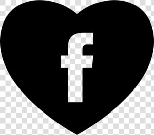 Heart With Social Media Facebook Logo   Ville De Saint Etienne  HD Png Download