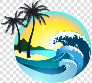 Free Png Download Summer Sea Decor Clipart Png Photo   Beach Wave Wave Clipart  Transparent Png