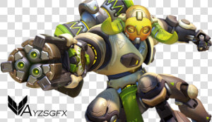 Orisa Transparent Svg Freeuse Stock   Overwatch Orisa Transparent  HD Png Download