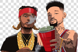 Fetty Wap Pnb Rock  HD Png Download