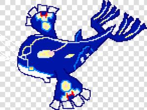 Pixel Art Primal Kyogre  HD Png Download