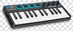 Alesis V mini Usb Midi Controller Keyboard   Alesis Vmini 25 Key  HD Png Download