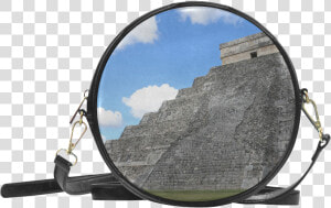 Chichen Itza Round Sling Bag   Marinettes Bag  HD Png Download