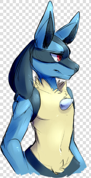 Pokemon My Art Sketch Fan Art Lucario Pkmnart  HD Png Download