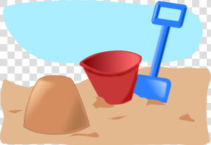 Sand Castle Clip Art   Beach Clip Art  HD Png Download