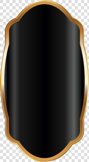 Label Template Black Png   Black And Gold Label Png  Transparent Png