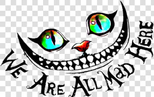 Largest Collection Of Free To Edit Alice Human Sacrifice   Cheshire Cat Tattoo Drawing  HD Png Download