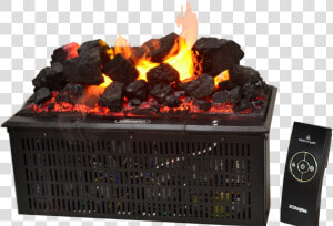 Electric Coal Effect Basket Fire  HD Png Download