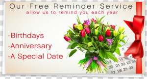 Reminder Banner Large   Flower For Banner Templates  HD Png Download