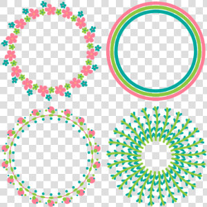 Flower  Floral  Botanical  Flower Frame  Border   Circular Design Pattern Png  Transparent Png