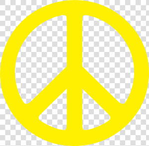 Electric Yellow Peace Symbol 1 Dweeb Peacesymbol   Yellow Peace Sign  HD Png Download