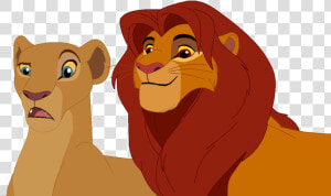 Nala Simba The Lion King Mufasa Youtube   Lion Guard Simba And Nala  HD Png Download