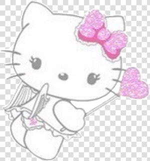  goth  grunge  edgy  pastel  aesthetic   Hello Kitty Angel And Devil  HD Png Download