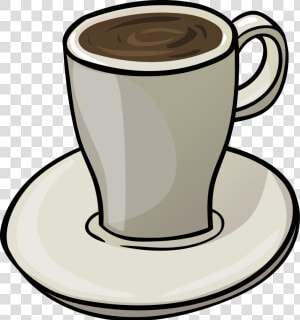 Clipart Cup Tea Biscuit   Png Coffee Cup Cartoon  Transparent Png