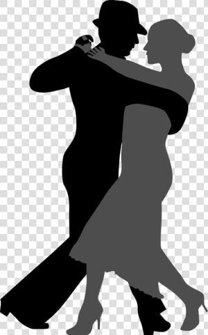 Tango Ballroom Dance Silhouette   Ballroom Dancer Silhouette  HD Png Download