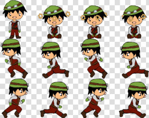 Transparent Game Character Png   Character Sprite Sheet Png  Png Download