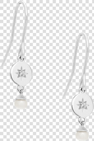 Diamond Voyager Pearl Earrings   Earrings  HD Png Download