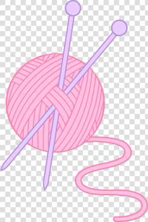 Transparent Needle Png   Yarn Clip Art  Png Download