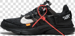 Nike Air Presto Off White Black  HD Png Download