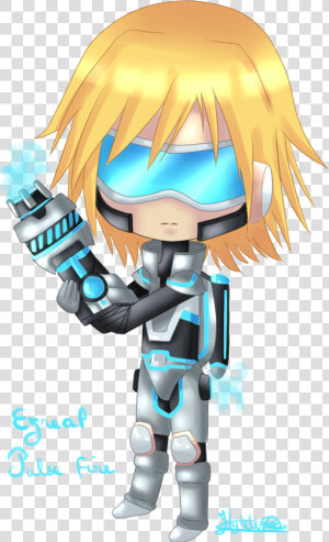 Chibi Ezreal Pulse Fire   Pulsefire Ezreal Chibi  HD Png Download