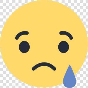 Facebook Triste Emoji   Facebook Sad Reaction Png  Transparent Png