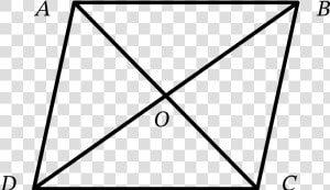 Proof Of Congruence   Rhombus With 4 Triangles  HD Png Download