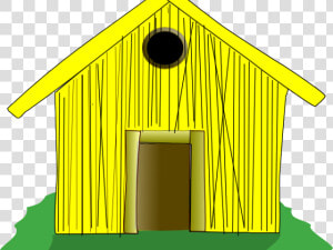 Straw House Cliparts   Straw House Cartoon Png  Transparent Png