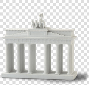 Plastik Brandenburger Tor Von Kpm Berlin   Kpm Brandenburg Gate Plate  HD Png Download