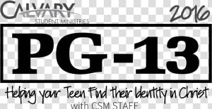 Pg 13 Rating Bug   Png Download   Rated Pg 13  Transparent Png