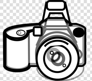 Camera   Clipart   Black   And   White   Camera Photo Black And White Tattoo  HD Png Download