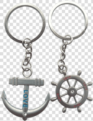 4ever Romantic Stainless Alloy Metal Silver Nautical   Keychain  HD Png Download