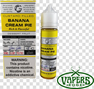 Banana Cream Pie By Basix Eliquid   Big Bottle  HD Png Download