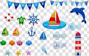 Nautical Clip Art  Nautical Banner  Bunting  Sailboat   Background Khmer New Year  HD Png Download