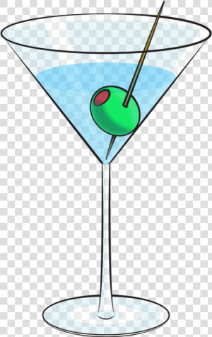 Cartoon Martini By Deathbycartoon   Martini Glass  HD Png Download