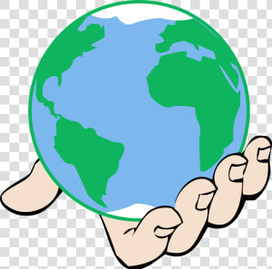 Earth  Give  Giving  God  Hand  Handing  Open  Palm   World In Hand Clipart  HD Png Download