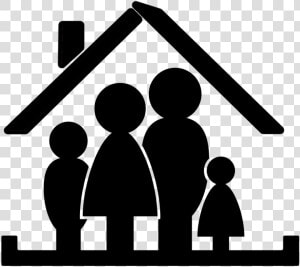 Family  Father  Mother  Child  Girl  House  Roof   Family Icon Png  Transparent Png