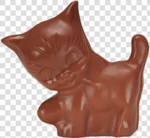 Chocolate Cute Cat Is Available In Milk Chocolate Or   Asian  HD Png Download