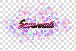 Savannah Name Logo Bokeh Png   Lana Name  Transparent Png