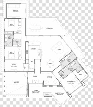 The Levanto Floor Plan   Floor Plan  HD Png Download