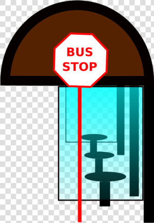 Bus  Stop  Seats  Window  Shelter  Canopy  Public   Bus Station Clip Art  HD Png Download