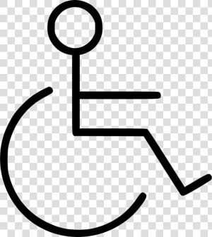 Disabled Disable Wheelchair   Icon  HD Png Download