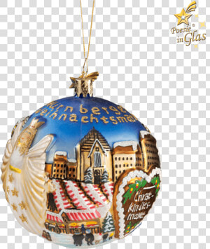 Glass Sphere Christmas Market Nuremberg   Locket  HD Png Download