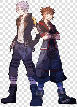 Kh3 Riku And Sora   Sora X Riku Kh3  HD Png Download